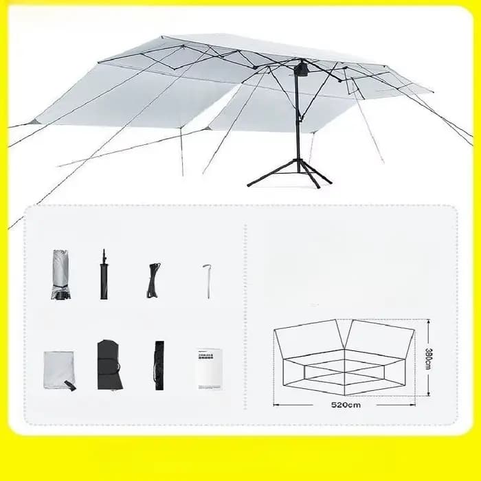 Abri solaire Portable pliable pour Camping, installation rapide, abri de Protection solaire pour piq