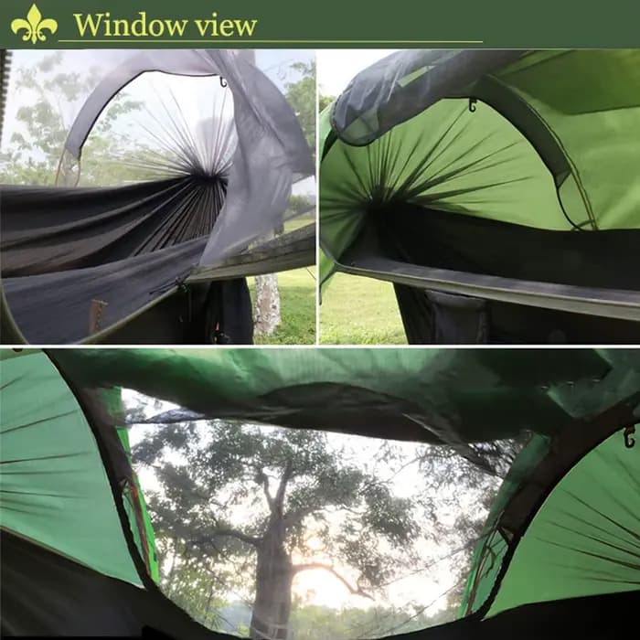 Hamac parachute, filet anti-insectes multifonctionnel, étanche, coupe-vent, ultraléger, tente aérien