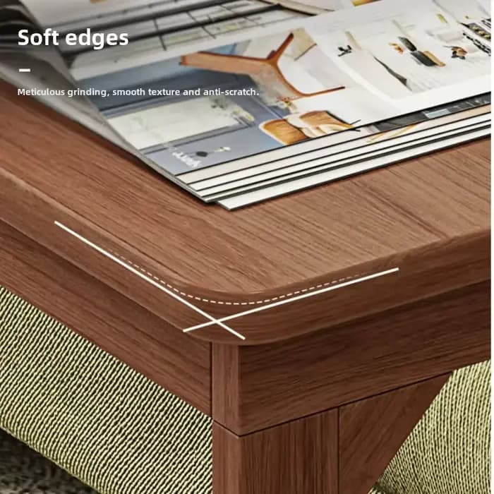 Table d'appoint Portable rabattable en bois massif, salon, chevet, canapé, bureau d'ordinateur, peti