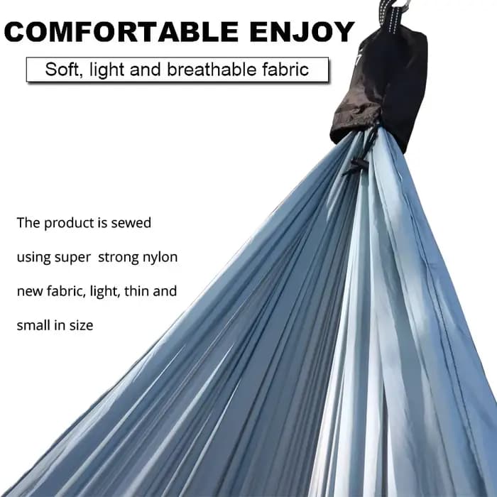 Hamac ultraléger 380T (20D), Parachute en Nylon, abri simple pour randonnée, équitation et Camping
