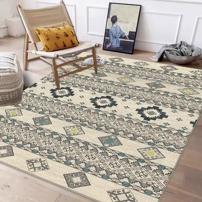 Tapis marocain pour salon, tapis de table basse, tapis de chambre à coucher de style nordique, tapis
