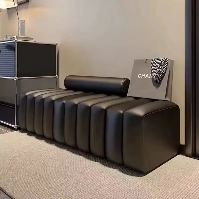 Banc à chaussures de luxe léger pour entrée et salon *Meuble à chaussures domestique moderne, simple