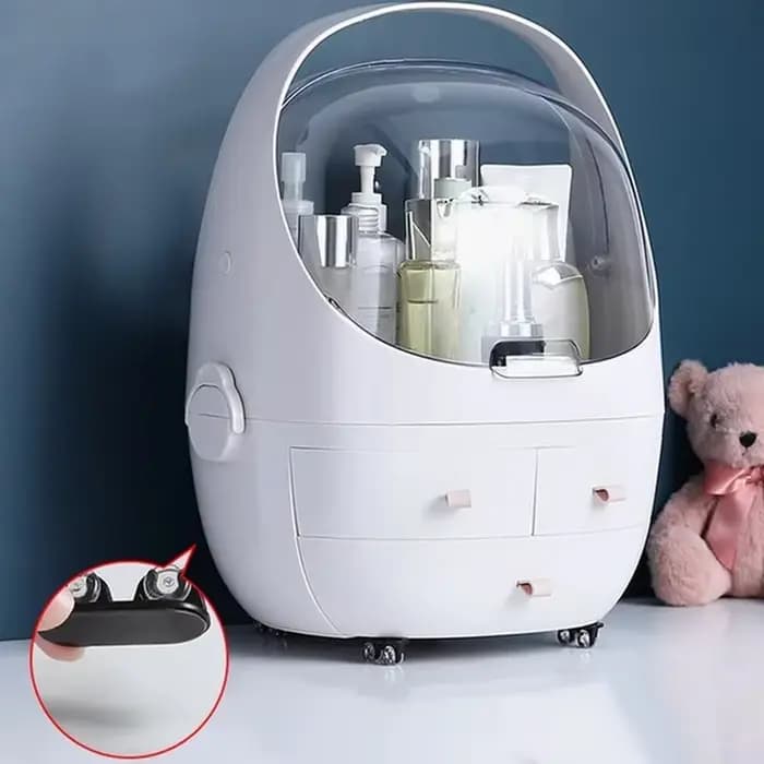 Roulettes de Meubles en Caoutchouc Souple, Accessoire Ménager, pour Chariot de Bébé, 4 Pièces