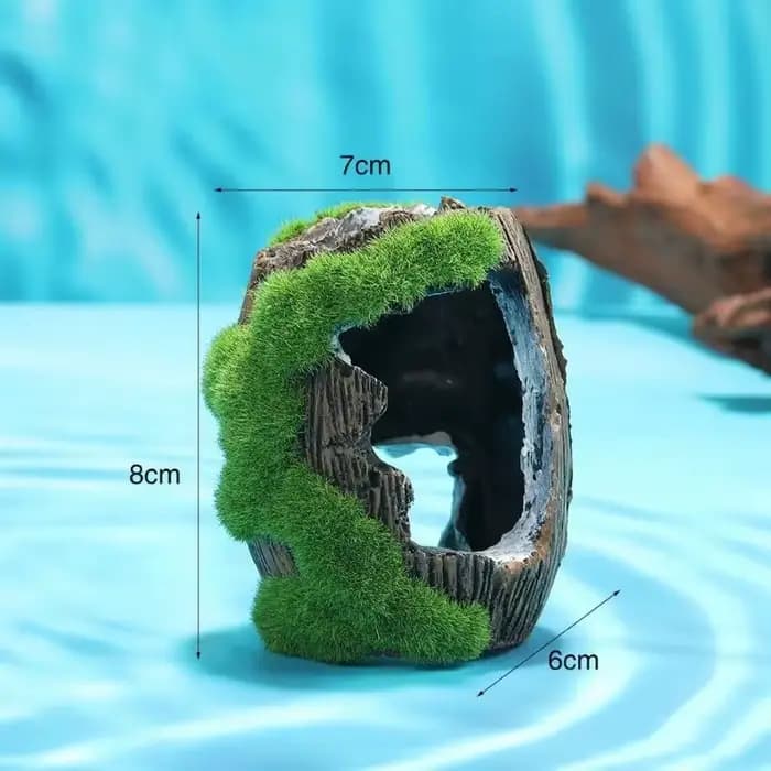 Décoration d'aquarium, abri pour poissons, ornements en résine pour aquarium, grotte cachette pour p