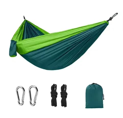 Hamac suspendu portable pour l'extérieur, balançoire de camping pour une personne, tissu en nylon as