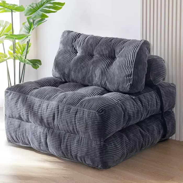 Canapé à Compression sous vide pliable en tissu Simple, coin modulaire, multifonction, décoration no