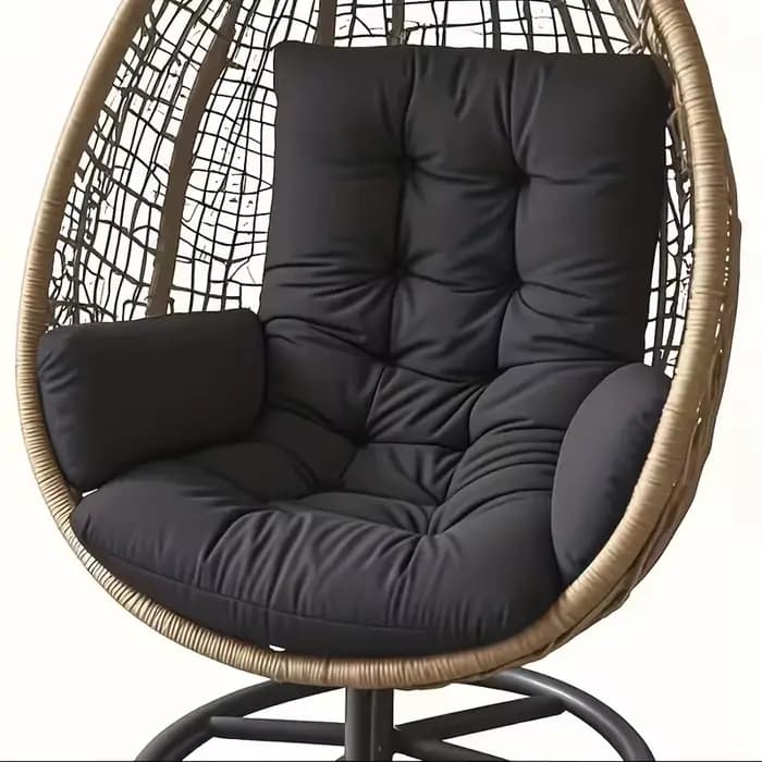Coussin de siège amovible et lavable pour chaise suspendue, coussin de siège pour chaise suspendue e