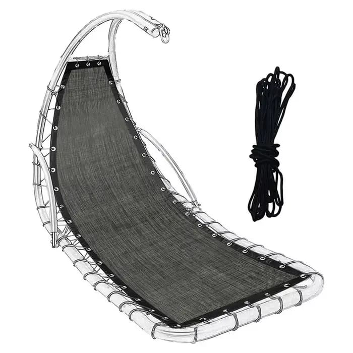Chaise suspendue en tissu à ajustement parfait, amélioration du confort, conçue pour une longue duré