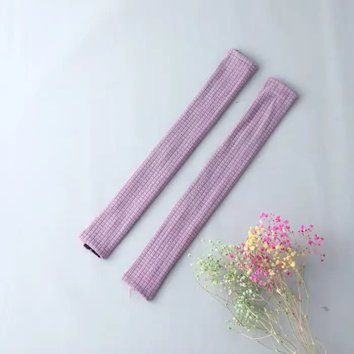 1 paire universelle couleur unie élastique fermeture éclair accoudoir couvre Spandex accoudoir ordin