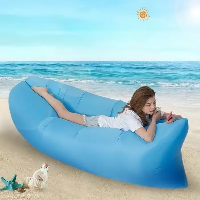 Canapé gonflable plage Air canapé pliant Camping gonflable canapé-lit sac de couchage simple