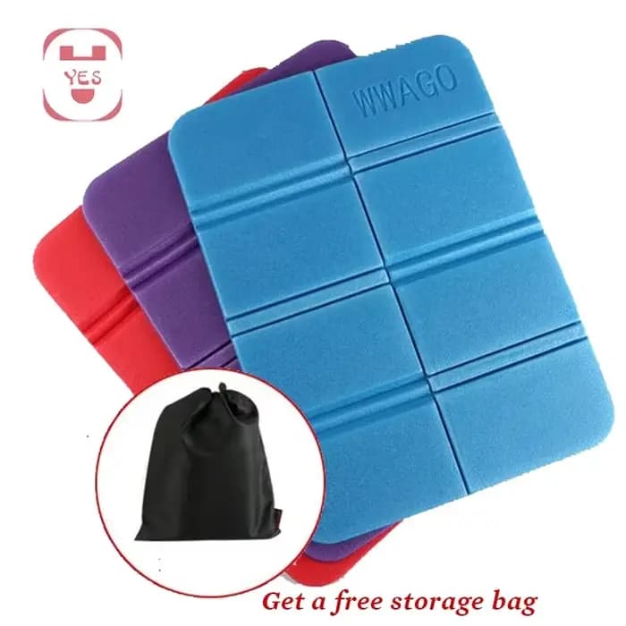 Chaise pliante d'extérieur Portable, tapis de camping ultra léger, coussin de siège en mousse imperm