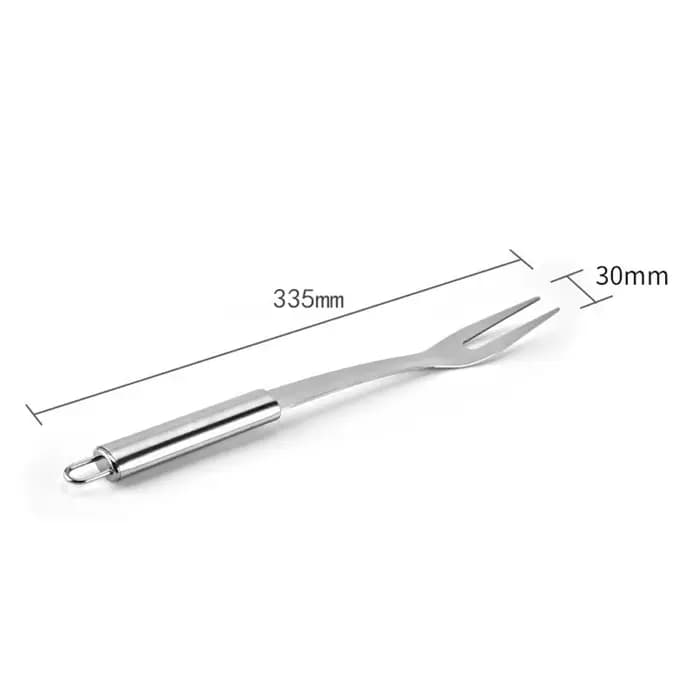Fourchette à viande en acier inoxydable, ustensile de service pour barbecue, gril, rôtissage, grilla