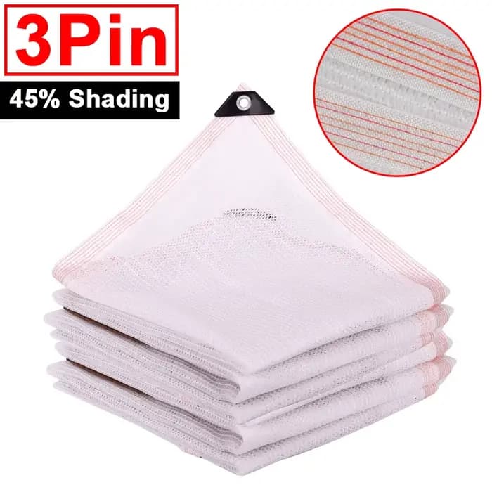 Voile d'ombrage de jardin 3Pin 45% occultant, résistant aux UV, pour serre, balcon d'appartement, éc