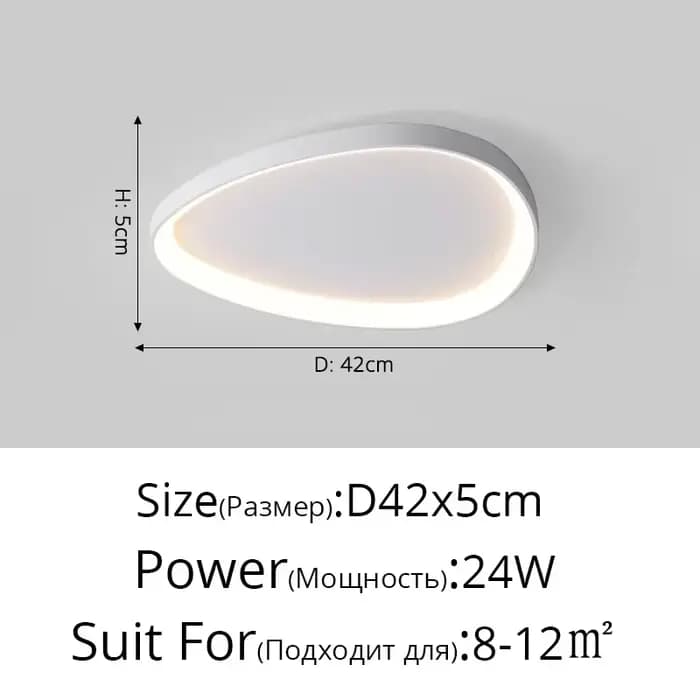 Lampe de salon, lustres LED pour chambre à coucher, éclairage intérieur simple, luminaire de cuisine