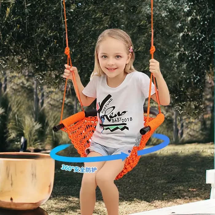 Portable enfant jardin balançoire chaise suspendue enfants maternelle chaise extérieur intérieur tis