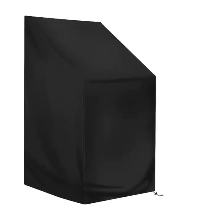1 Housse de protection imperméable en tissu Oxford pour chaise de jardin empilable 65x65x70x120cm, p
