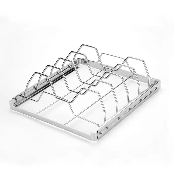 Gril à nervures antiadhésif en acier inoxydable, 1 pièce, pour barbecue et barbecue fumé, parfait po