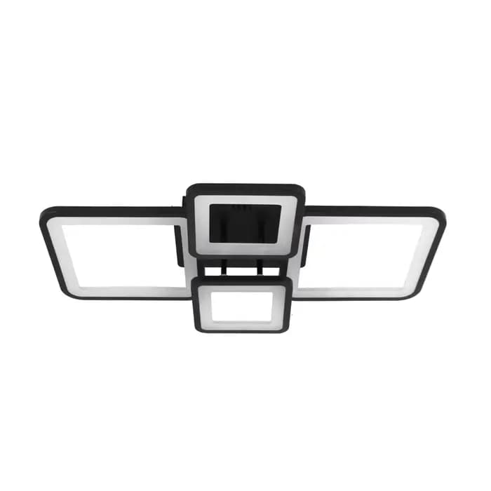 Plafonnier LED moderne pour salon, cuisine, 54W, lumière réglable, télécommande, luminaire pour cham