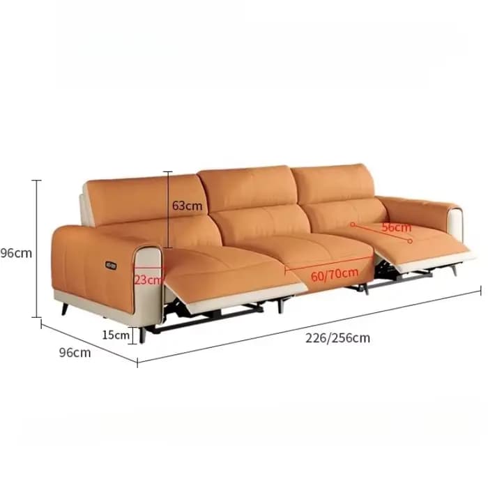 Salon classique moderne canapé extensible électrique salon relaxant canapé Design coussin Divani Da