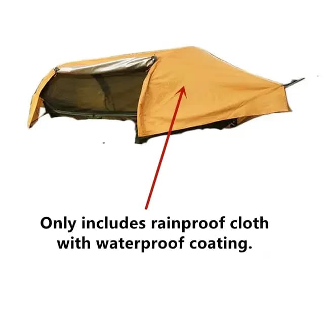 Hamac de voyage en tissu imperméable pour hamac de 270cm, auvent de protection solaire pour hamac av