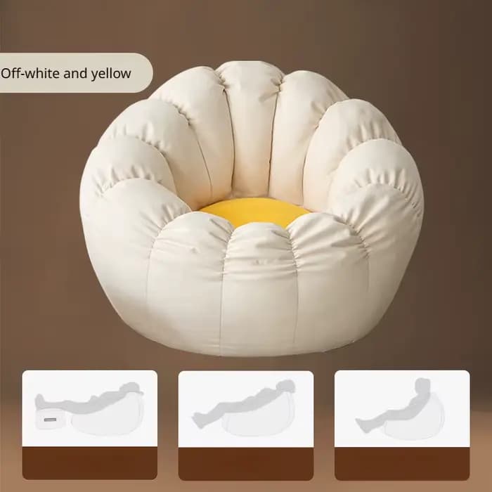 Canapé pouf avec remplissage doux minimaliste simple confortable mignon salon paresseux canapé chamb