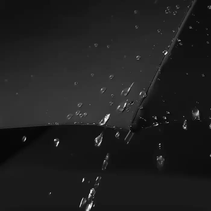 Grand parapluie solide coupe-vent avec bande réfléchissante, parapluie UV pliable automatique invers