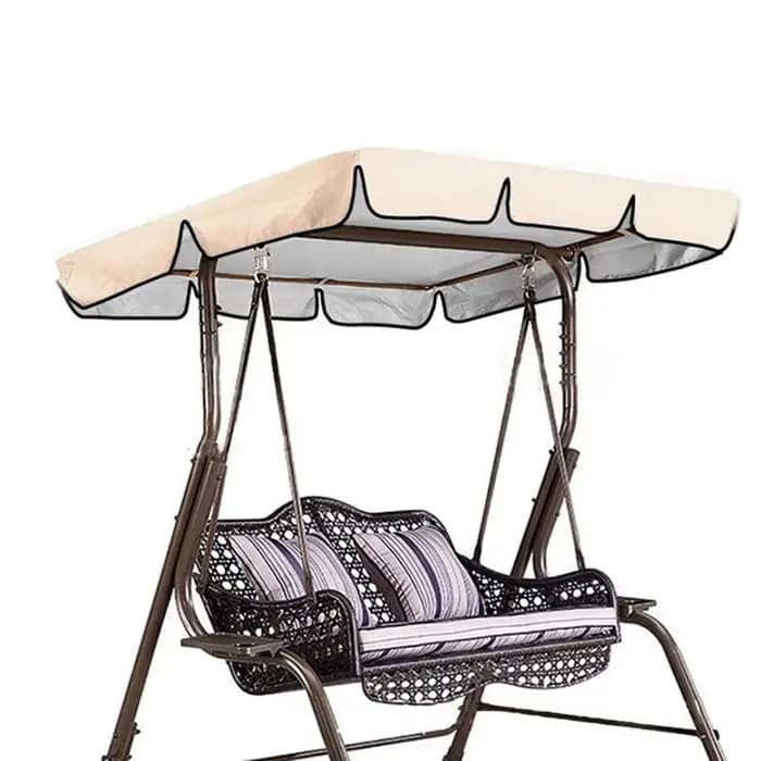 1 ensemble multicolore extérieur balançoire chaise auvent jardin étanche balançoire auvent toit couv