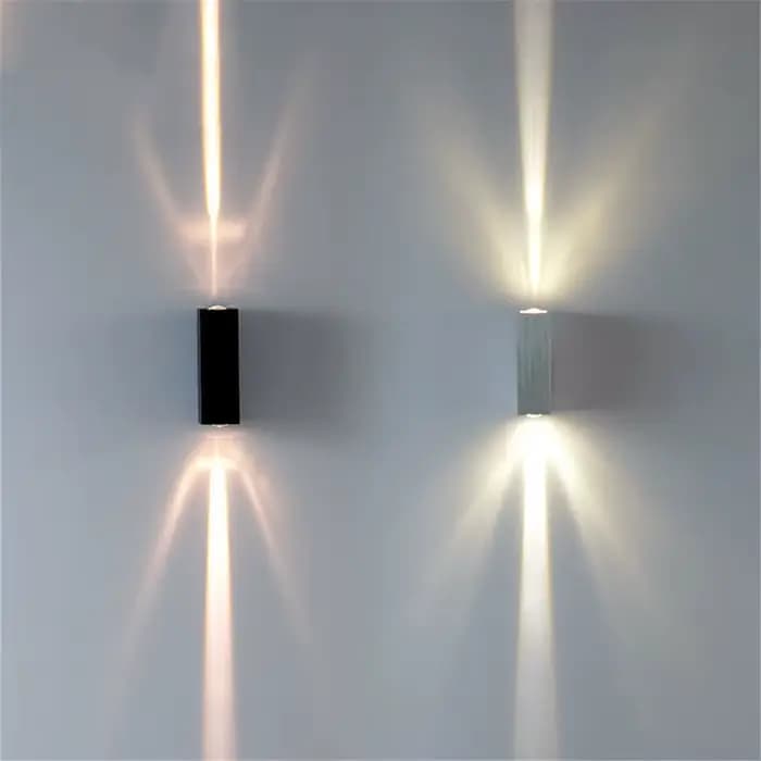 Applique murale extérieure étanche LED COB étanche IP65 applique en aluminium éclairage porche lampe