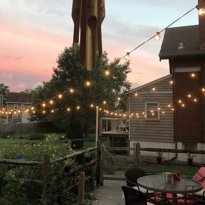 9 M/26 M feston LED Globe chaîne lumière fée LED G40 extérieur pour fête de noël jardin décor guirla