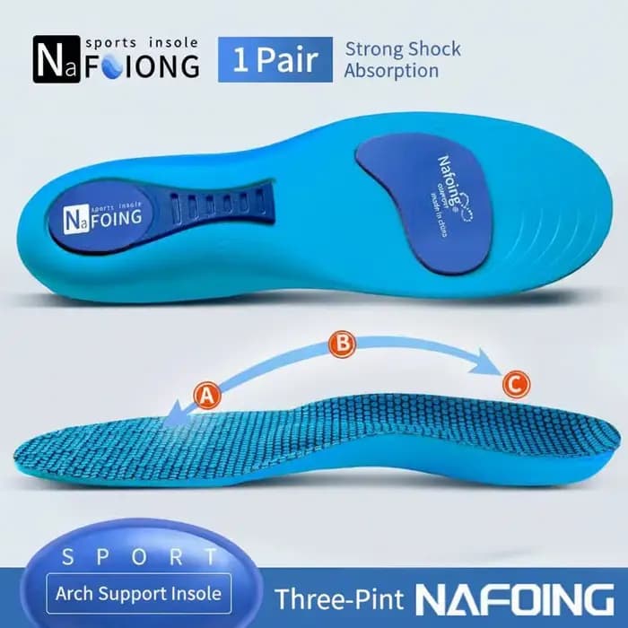 Semelles orthopédiques pour pieds, semelle intérieure de Sport absorbant les chocs pour chaussures,