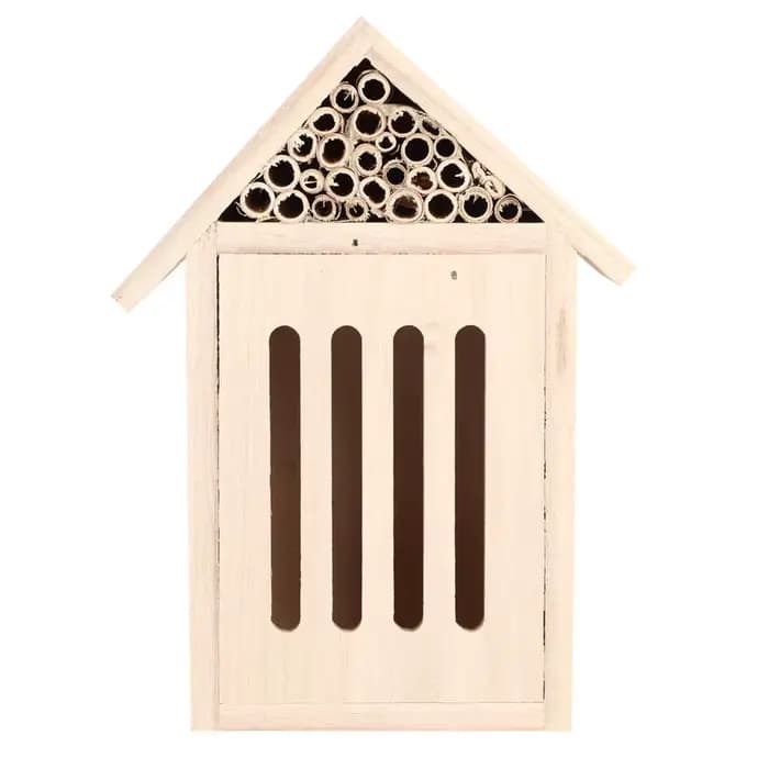 Maison d'insectes en bois de jardin, maison d'insectes bénéfique, maison d'abeilles, boîte de nid dé