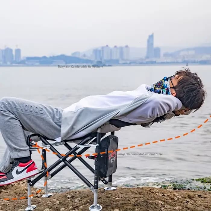 Chaises de plage professionnelles pour la pêche, ensemble léger, chaises de plage de luxe pour le ca