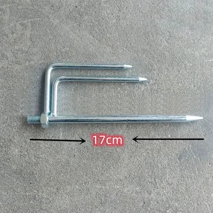 Support de Parasol 17/21cm, 1 pièce, pince à pointe de sol pour activités de plein air avec Interfac