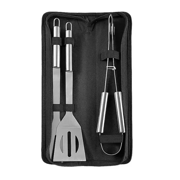Ensemble d'outils de Barbecue de Camping en acier inoxydable, ustensiles de Barbecue portables en pl