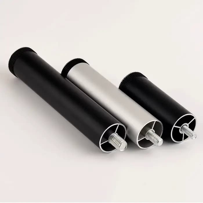 M8 ~ M10 1 pièces pieds de meubles réglables pieds de Table en alliage d'aluminium pour meuble TV, a