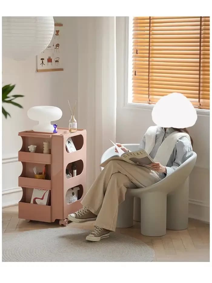 Roly Poly salon loisirs plastique PE canapé éléphant jambe nordique fauteuil canapé intérieur extéri