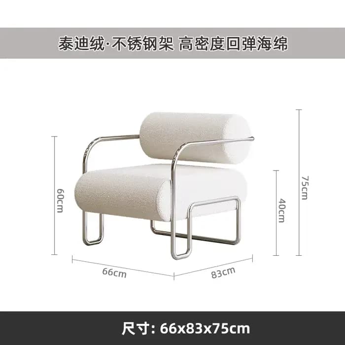 Chaises accoudoirs Design salon balcon cuisine chaises de lecture modernes maquillage minimaliste Mo