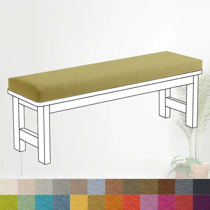 Coussins de meubles de patio pour sièges, coussin de banc de jardin pour intérieur/extérieur, coussi
