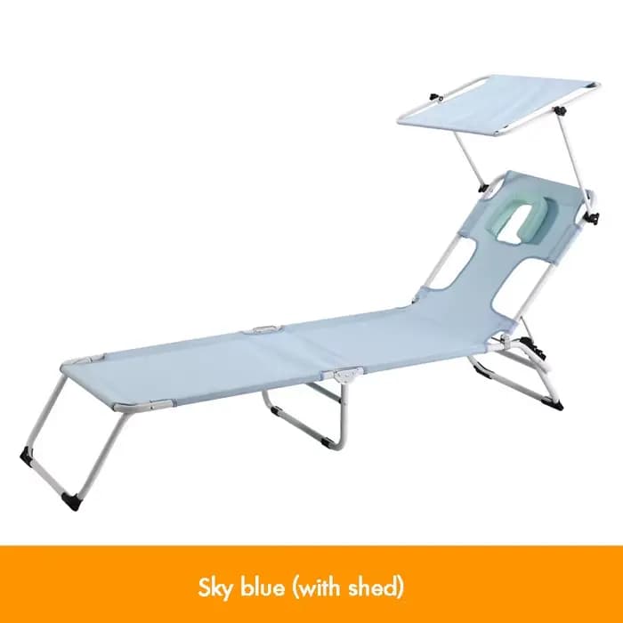Chaise longue professionnelle d'extérieur pour bronzer, lit pliant confortable pour la relaxation, i