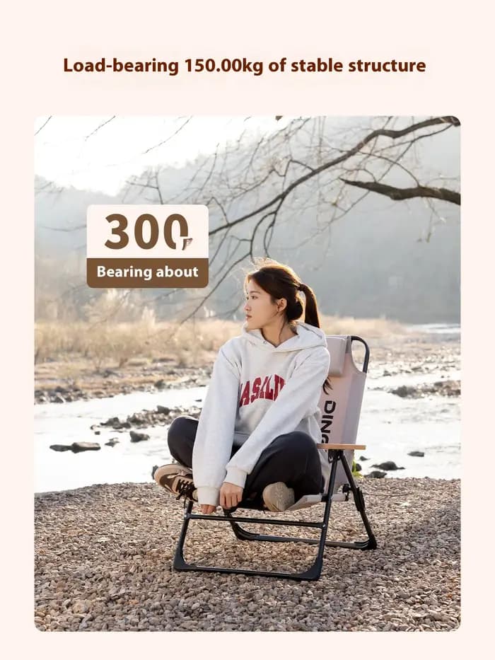Chaise pliante d'extérieur, pique-nique, Camping, pêche, plage, tissu Oxford, support en acier au ca