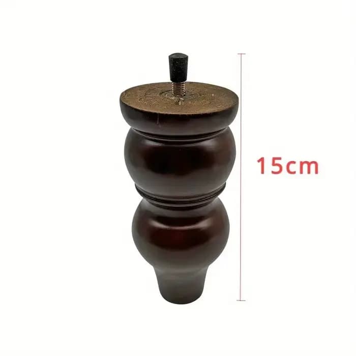 Pieds de Meubles en Bois Massif de Style Européen, Raccords de Remplacement pour Table Basse, Meuble