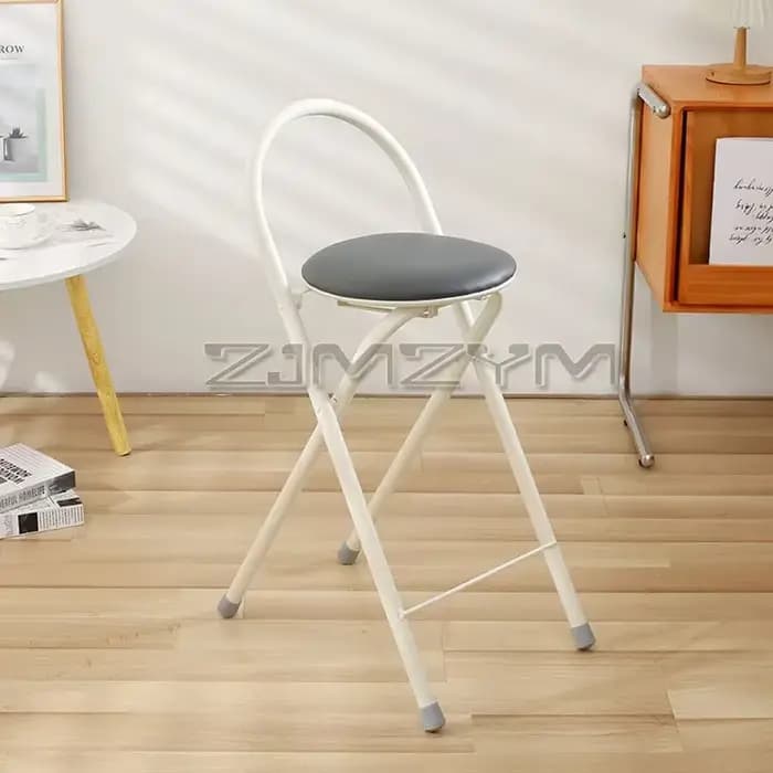 Repose-pieds haut de bar pliable, chaise de comptoir de café moderne, tabouret à dossier périphériqu