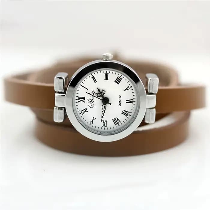 Shsby nouvelle mode vente chaude femmes longue en cuir femme montre ROMA Vintage montre femmes robe