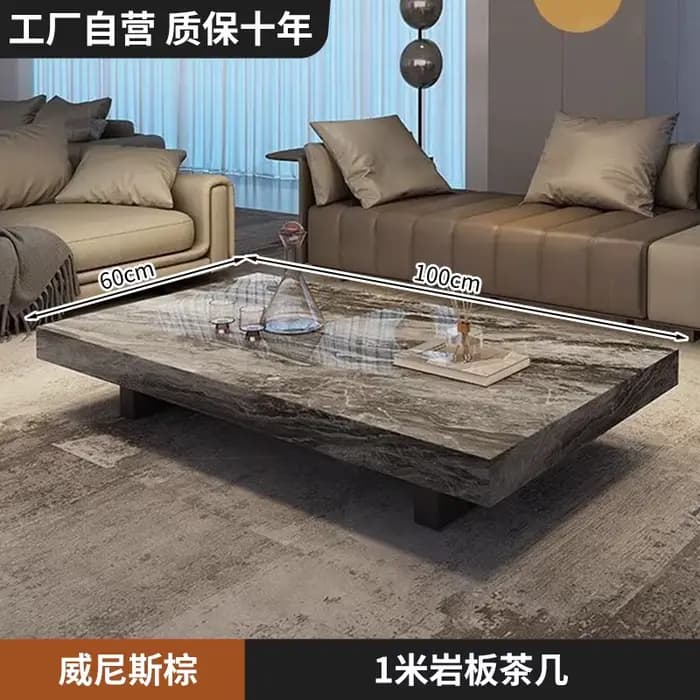 Table basse de luxe française 31 x 47 pouces, moderne, pour salon, idéale pour le gaming et l'hôtell