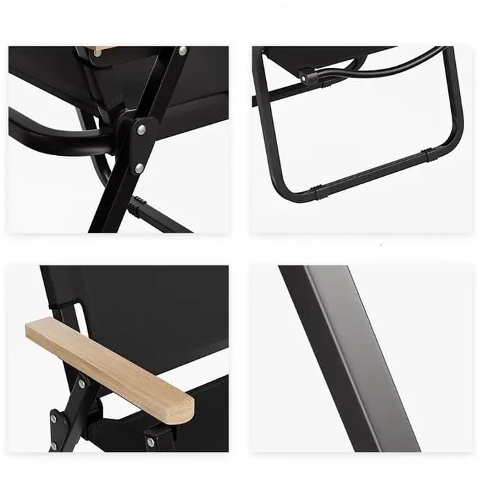 Chaise pliante portable pour l'extérieur, dossier simple, pêche, camping, loisirs, plage