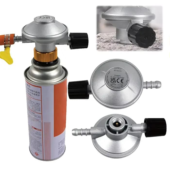 Régulateur de gaz basse pression, Kit de connexion de réservoir de Propane réglable, raccord de tuya
