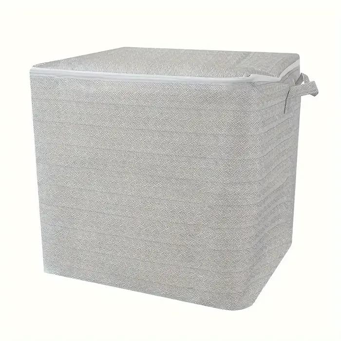 Boîte de rangement Extra Large avec couvercle, Design moderne permettant de gagner de l'espace, Dura