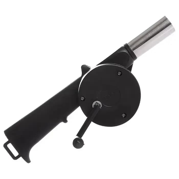 Souffleur de barbecue portable à manivelle pour cuisson en extérieur, ventilateur d'air, accessoires