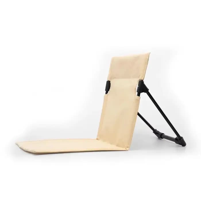 Chaise de camping pliable pour extérieur, jardin, parc, chaise longue individuelle avec coussin de d