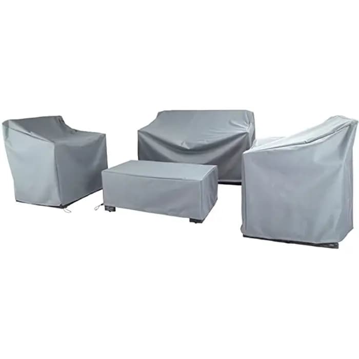 Ensemble de housses pour meubles de jardin, Patio, véranda d'extérieur, 1-4 pièces, avec housse de c